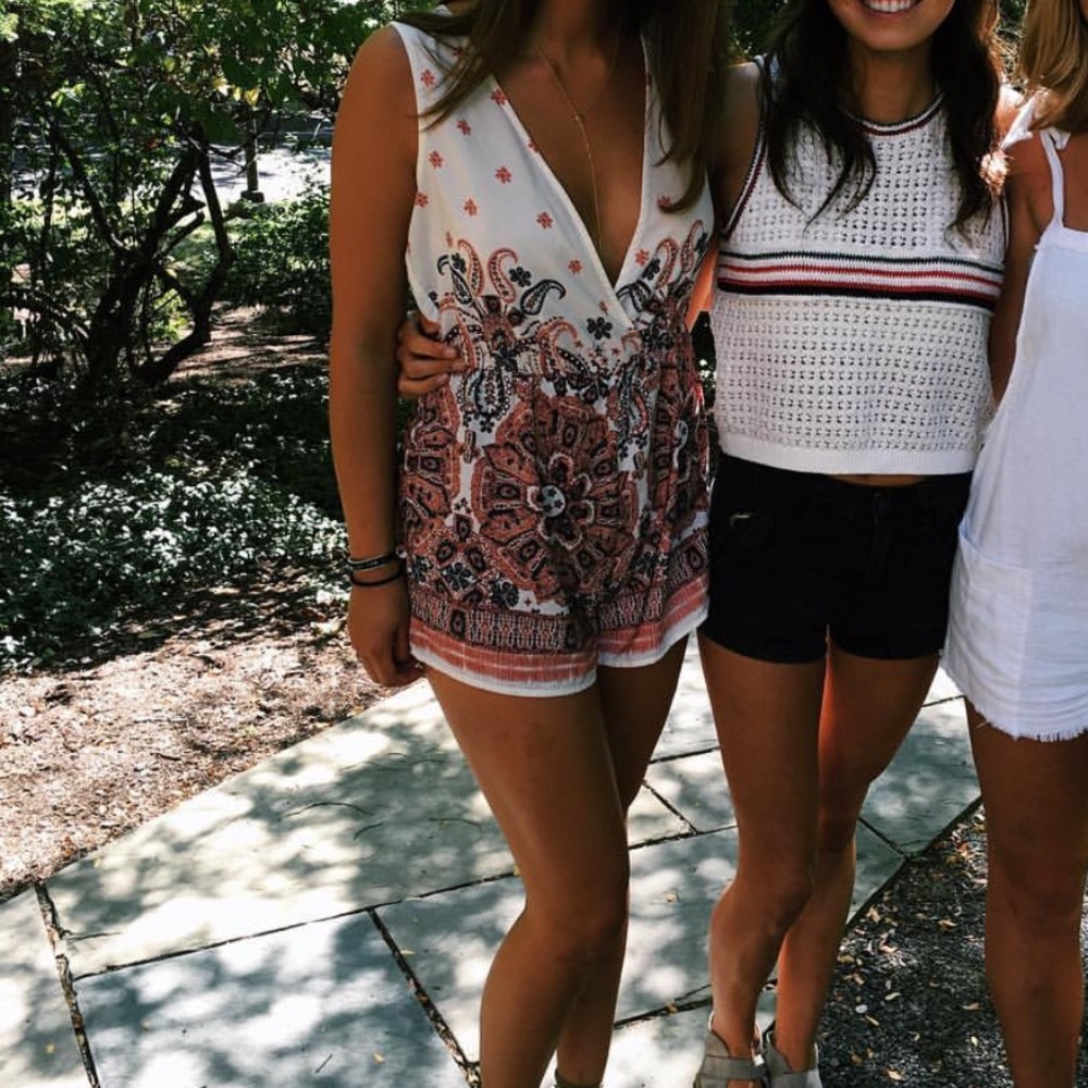 Paisley Pattern Romper - Picture 2 of 2